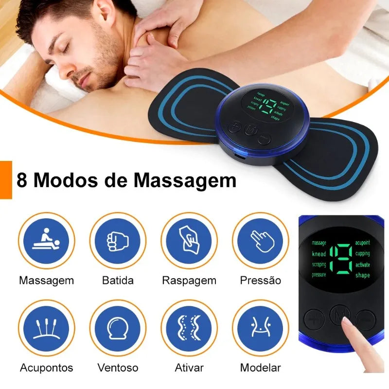Massageador muscular elétrico alivio de dores